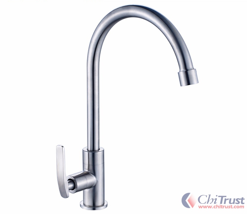 Brushed Nickel Kitchen Faucet 246